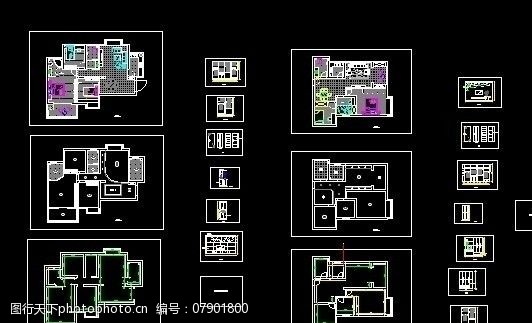 探秘CAD室內設計 平面圖素材在平面設計中的創意應用